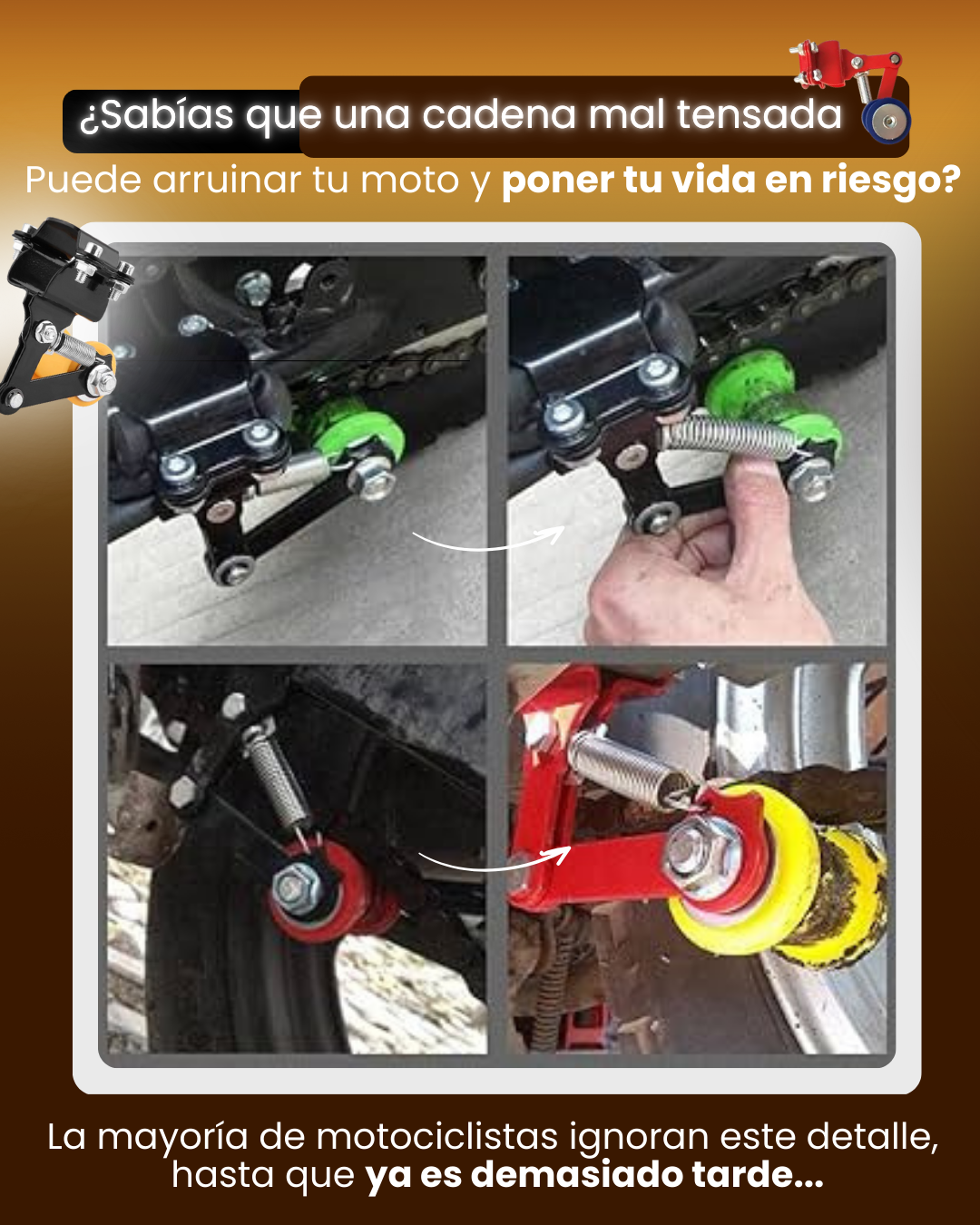 Tensor de cadena de colores