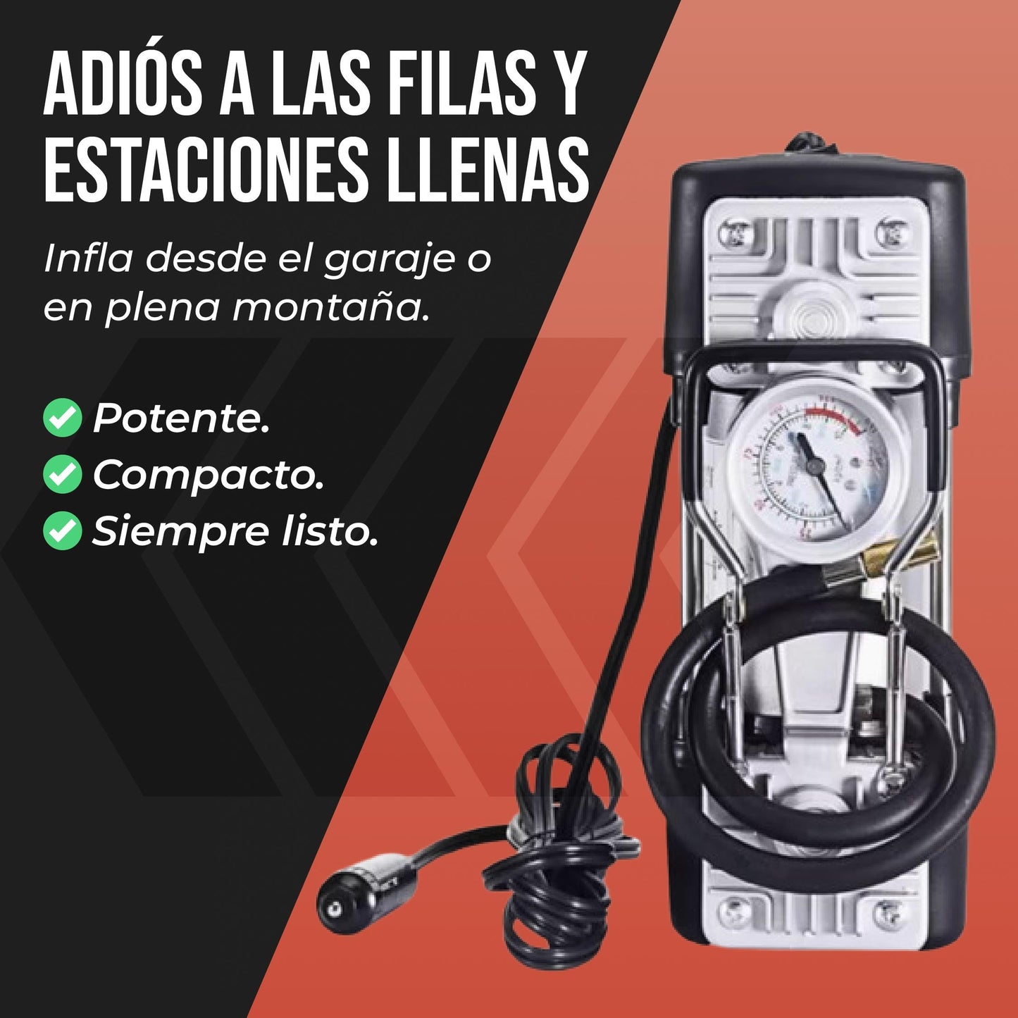 Compresor doble cilindro 💥