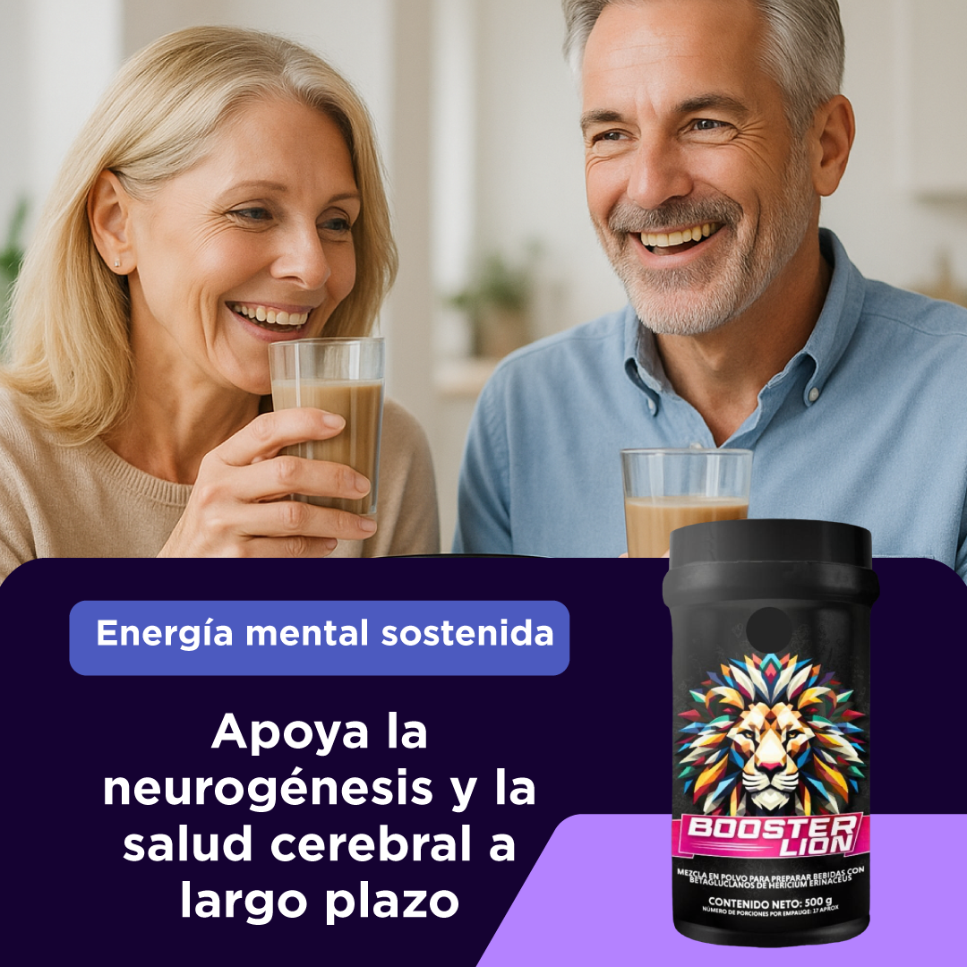 Lion Booster: Claridad y enfoque, sin cafeína.